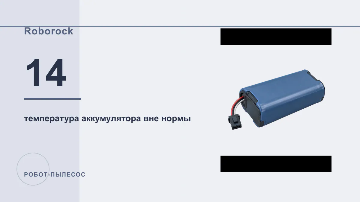 Код 14 робот-пылесос Roborock